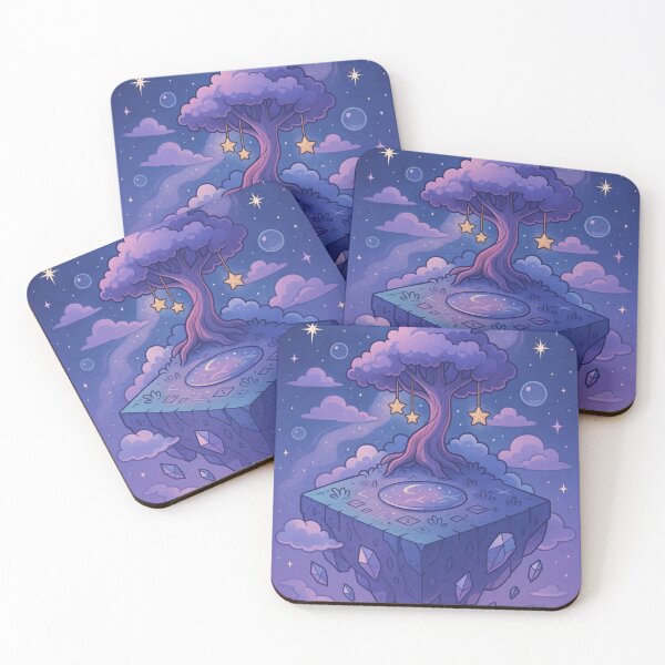 Item preview, Dream Island – Floating Night Realm with Stars, Crystals and Moon Magic designed and sold by InspireHaven.
