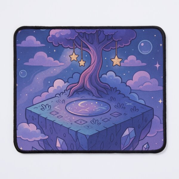 Item preview, Dream Island – Floating Night Realm with Stars, Crystals and Moon Magic designed and sold by InspireHaven.