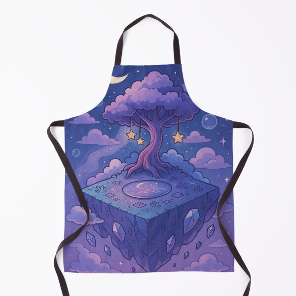 Item preview, Dream Island – Floating Night Realm with Stars, Crystals and Moon Magic designed and sold by InspireHaven.