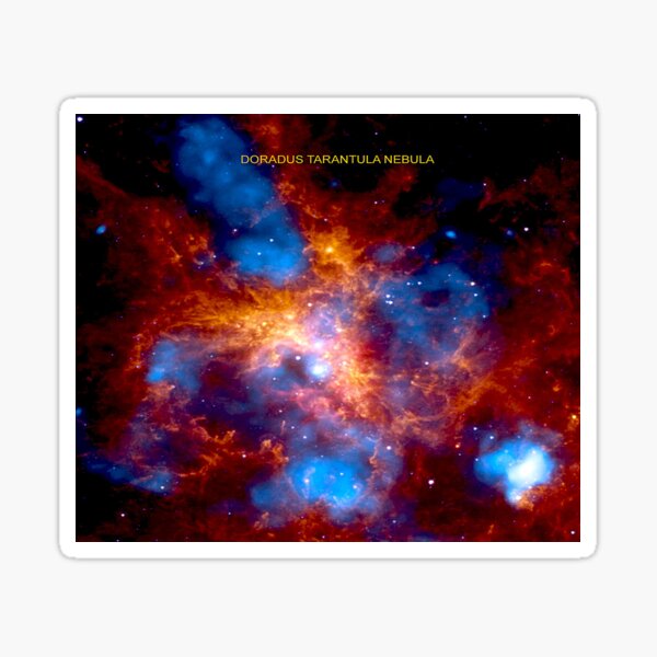 Tarantula Nebula 30 Doradus Space Art Sticker