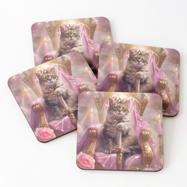 Item preview, Regal Cat Queen on Throne designed and sold by Starcrimedesign.