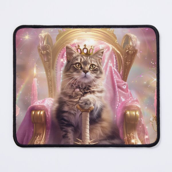 Item preview, Regal Cat Queen on Throne designed and sold by Starcrimedesign.