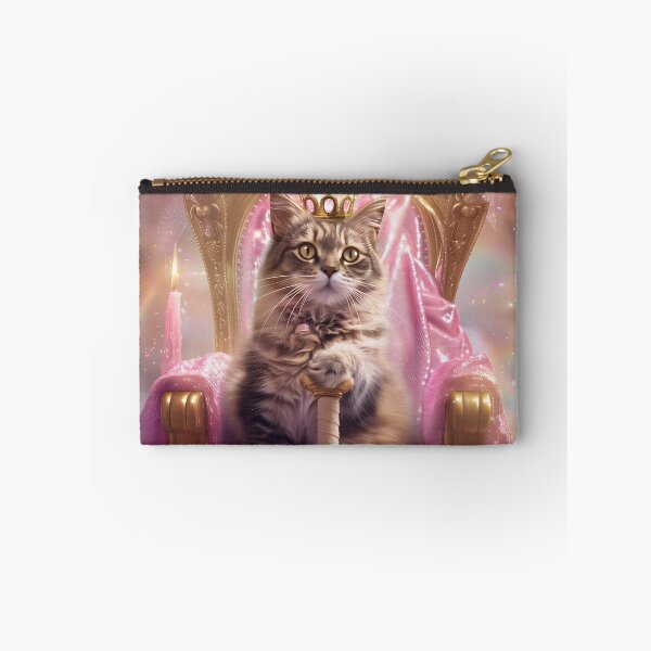 Item preview, Regal Cat Queen on Throne designed and sold by Starcrimedesign.