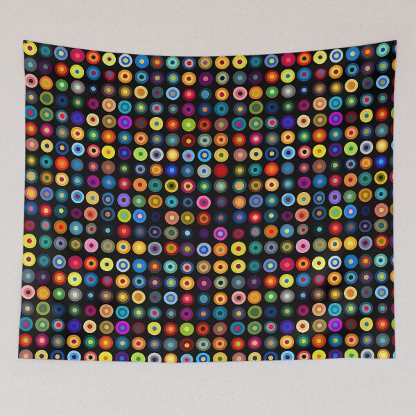 Item preview, Neon Concentric Circle Matrix designed and sold by Line Designs By Duck.