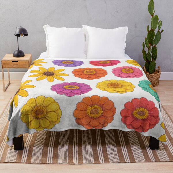 Item preview, Zinnia Sunshine Parade designed and sold by LyssasMindArt.
