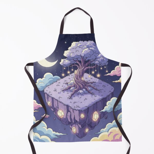 Item preview, Dream Island – Floating Night Realm with Stars, Crystals and Moon Magic designed and sold by InspireHaven.