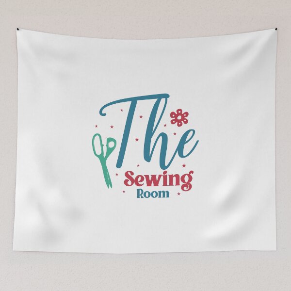 Item preview, The Sewing Room – Cozy Craft Space Quote designed and sold by artcultreone.
