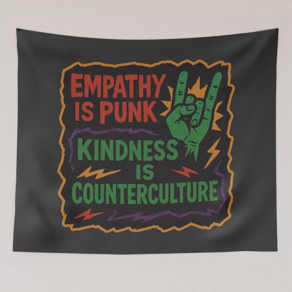 Item preview, Empathy Is Punk, Kindness Is Counterculture designed and sold by Stop Taking Nonsense.