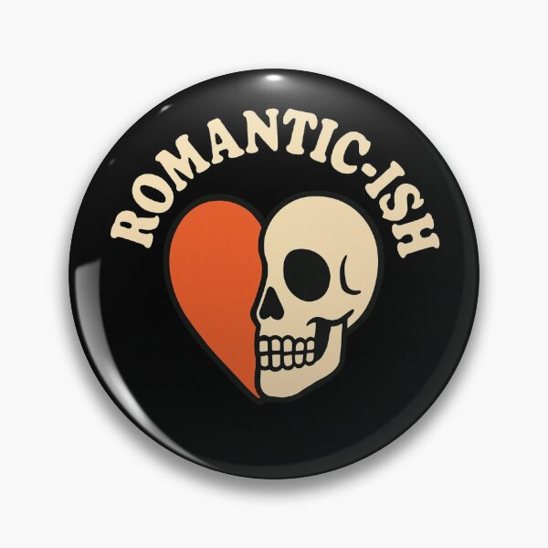 Item preview, Romantic-ish heart and skull designed and sold by YourFavBuddy.