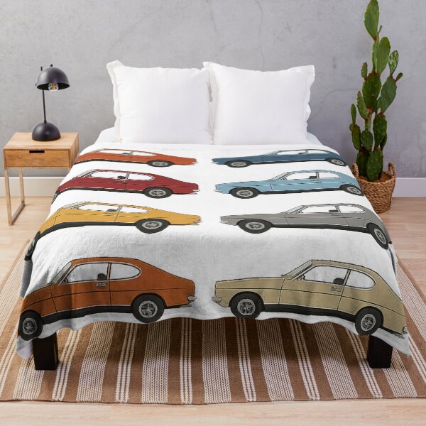 Item preview, Classic Ford Capri Mk1 – Retro Car Grid Poster designed and sold by opul.