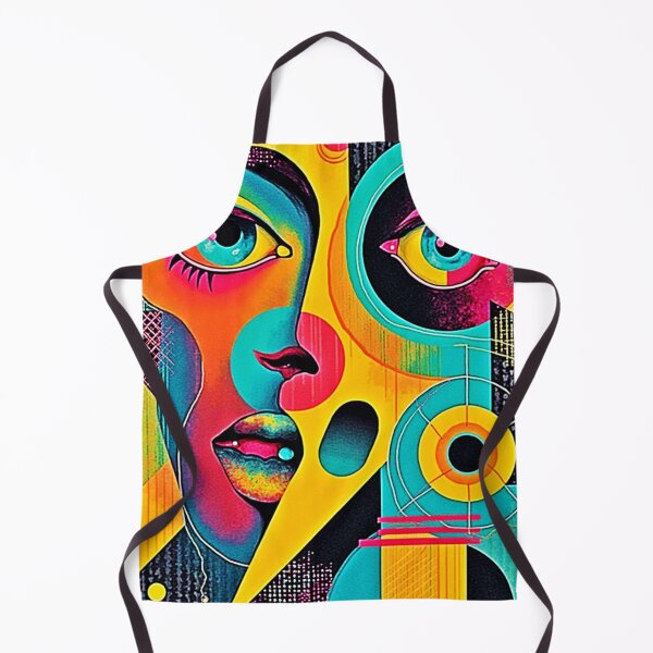 Item preview, Colorful Feelings: Abstract Face designed and sold by Health And Fitness Posts e-Store.
