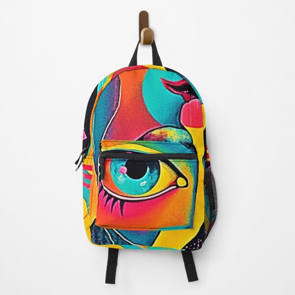Item preview, Colorful Feelings: Abstract Face designed and sold by Health And Fitness Posts e-Store.