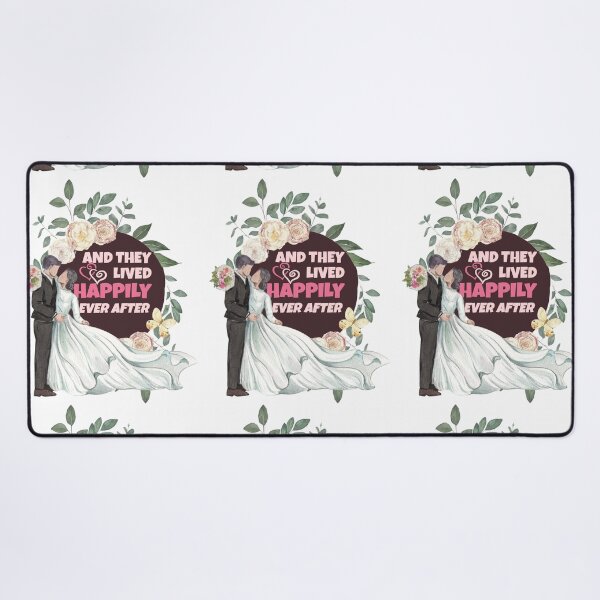 Item preview, They Lived Happily Ever After – Romantic Fairytale Love Quote Design designed and sold by ArtsyExplorer.