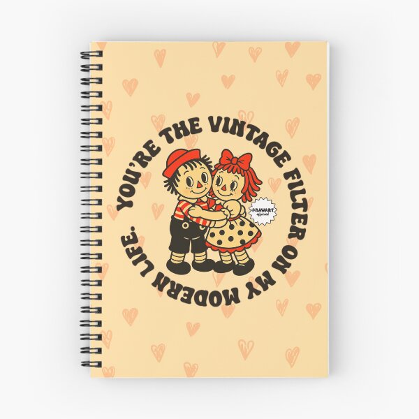 Item preview, You’re the Vintage Filter on My Modern Life | Cute Retro Couple Art for Stickers, Cards & Romantic Wall Prints designed and sold by Vibes Over Budget.