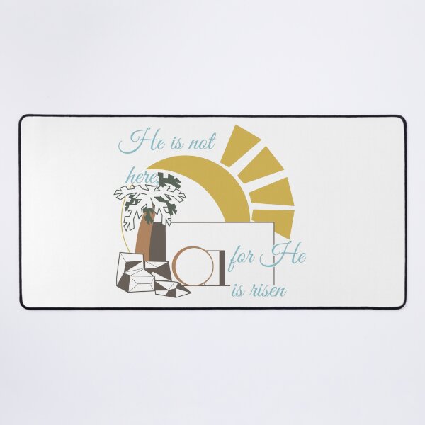 Item preview, simple minimalist he is not here for he is risen designed and sold by spekeasies.