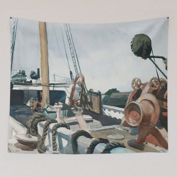 Item preview, Deck of beam trawler Edward Hopper designed and sold by TeeARTHY.
