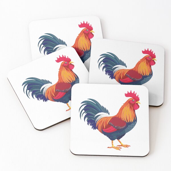 Item preview, Rooster, cute farm animal, agricultural bird or poultry, cock designed and sold by Danler.