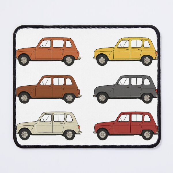 Item preview, Renault 4 – Classic Car Grid Poster (1970s Style) designed and sold by opul.