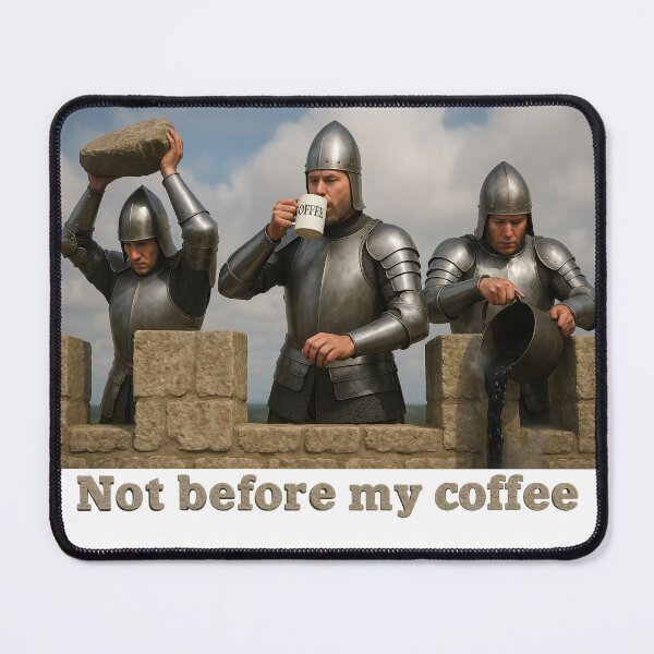 Item preview, Not Before My Coffee designed and sold by Tridentulus.