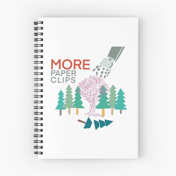 Item preview, More Paperclips | AI | Technophobic | Humor | Irony | Social Satire |  designed and sold by geetasadashivan.