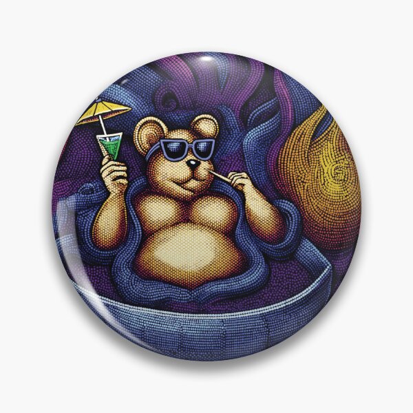 Item preview, Bear in a Jacuzzi - Let it Burn designed and sold by Kelly Designed.