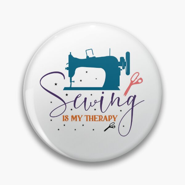 Item preview, Sewing Is My Therapy – Relaxing Craft Quote for Quilters & Makers designed and sold by artcultreone.