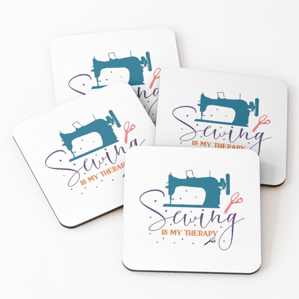 Item preview, Sewing Is My Therapy – Relaxing Craft Quote for Quilters & Makers designed and sold by artcultreone.
