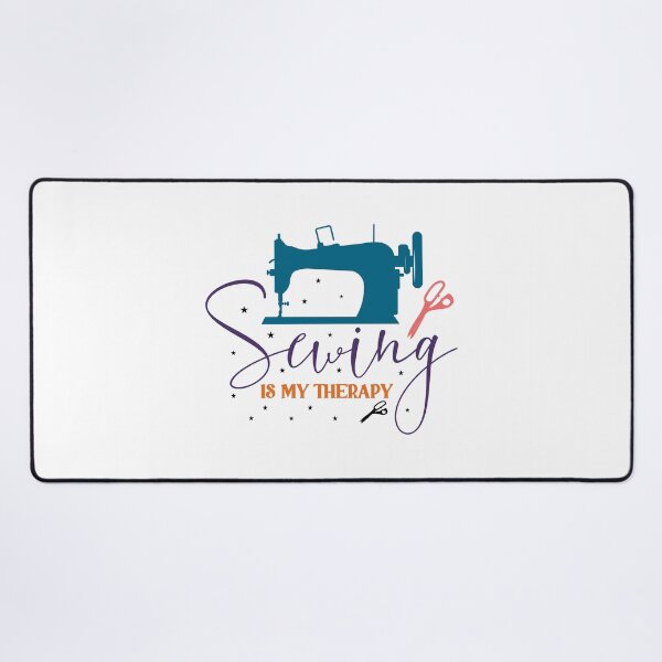 Item preview, Sewing Is My Therapy – Relaxing Craft Quote for Quilters & Makers designed and sold by artcultreone.