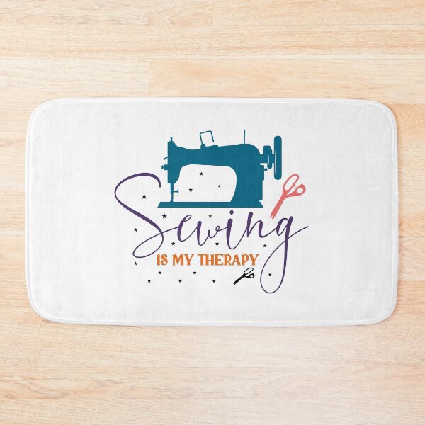 Item preview, Sewing Is My Therapy – Relaxing Craft Quote for Quilters & Makers designed and sold by artcultreone.