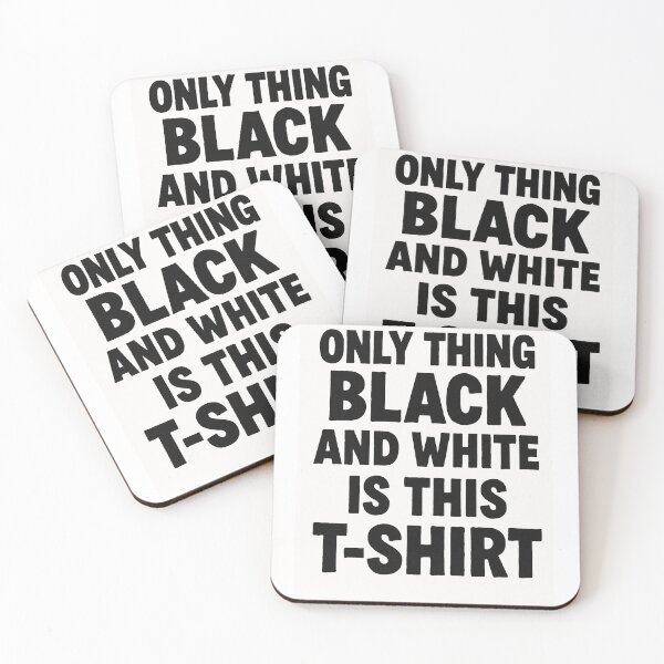 Item preview, ONLY THING BLACK AND WHITE IS THIS T-SHIRT  designed and sold by Norswear.