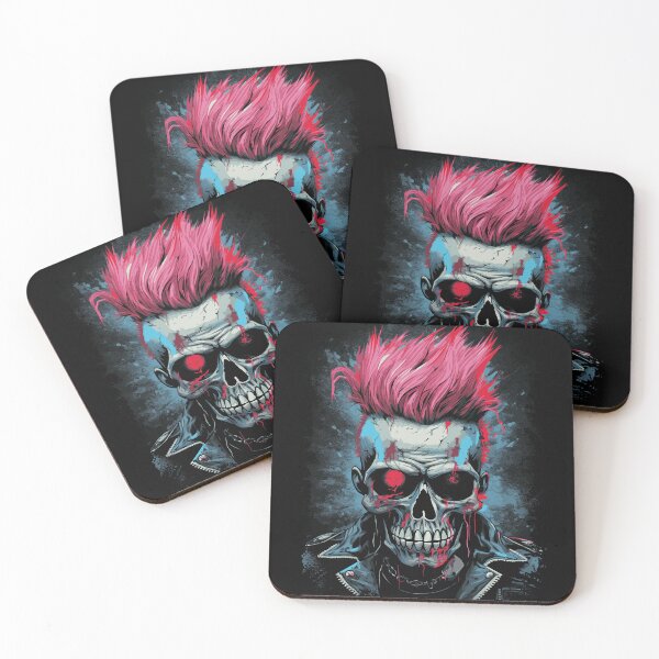 Item preview, Horror Punk Zombie Skull designed and sold by drizzd.