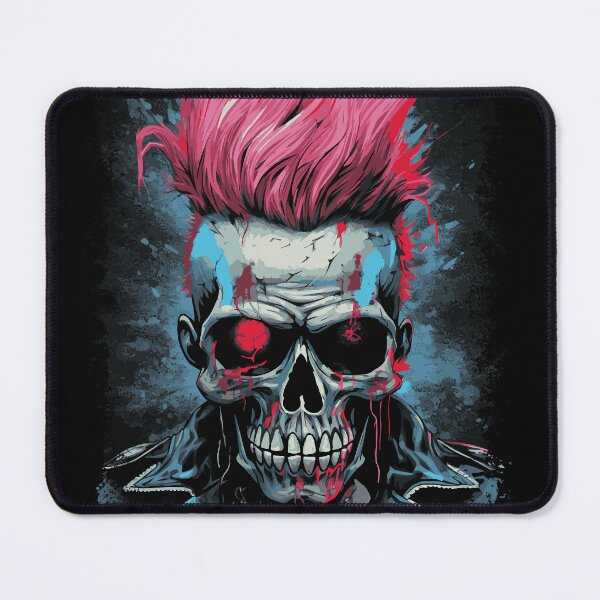Item preview, Horror Punk Zombie Skull designed and sold by drizzd.