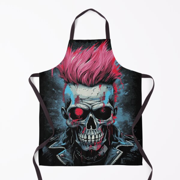Item preview, Horror Punk Zombie Skull designed and sold by drizzd.