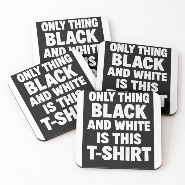 Item preview, ONLY THING BLACK AND WHITE IS THIS T-SHIRT  designed and sold by Norswear.