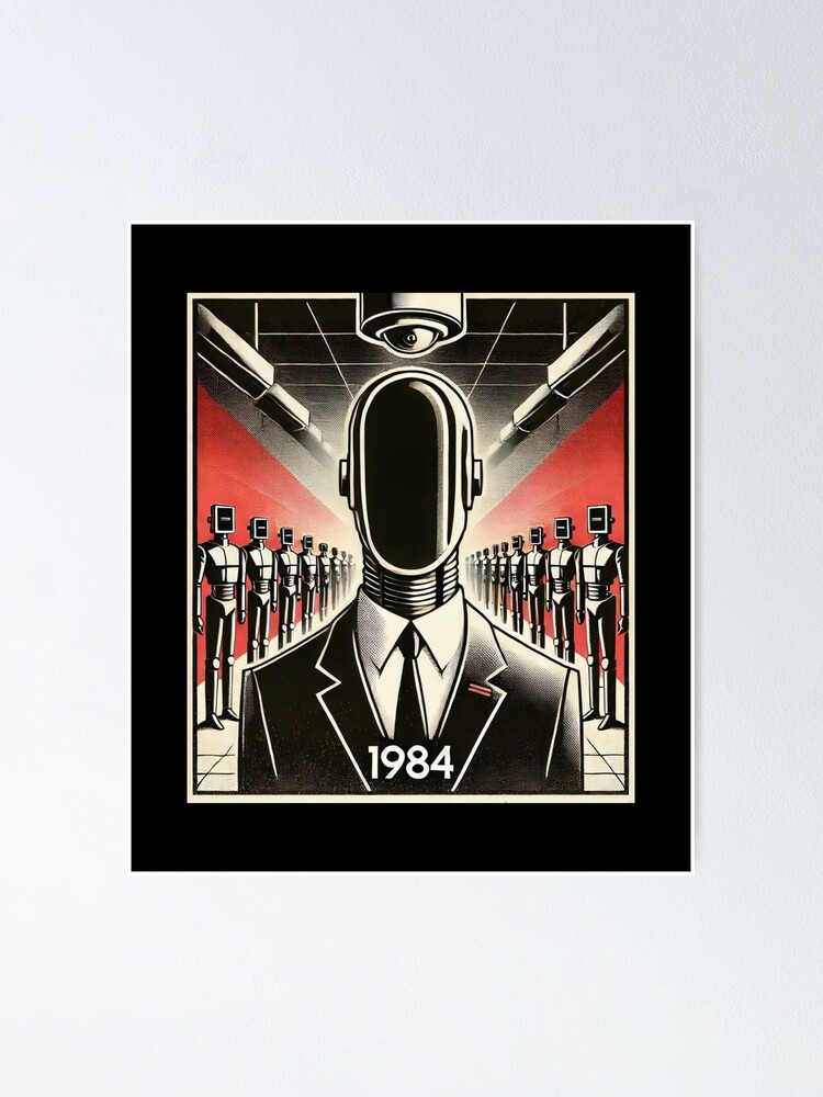 Thumbnail 1 of 3, Poster, Tesla bot designed and sold by TEEJAMBOREE.