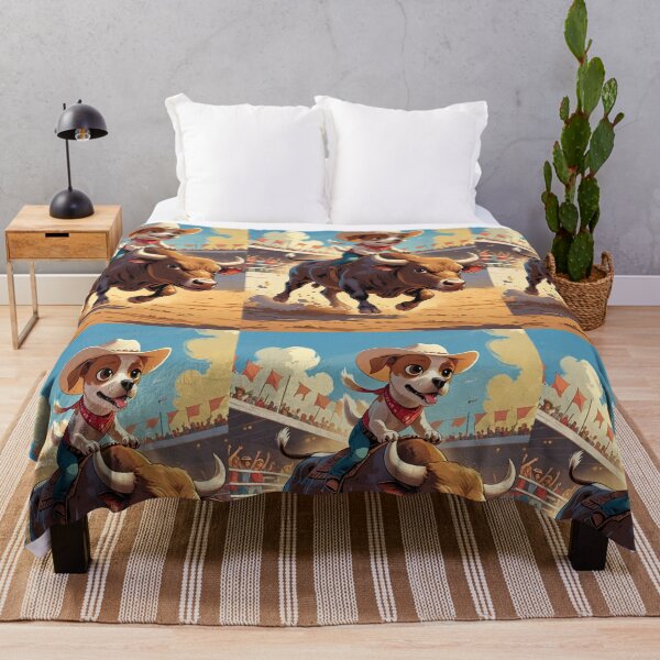 Item preview, Ruff Rider Rodeo: The Pup Who Tamed the Bull! designed and sold by Donejen.