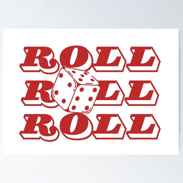 Item preview, Roll Roll Roll D6 Dice designed and sold by candlelicht.