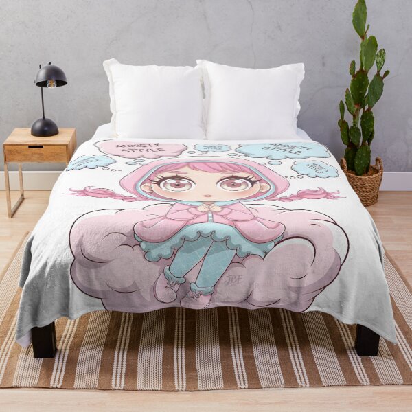 Item preview, Anxiety but with a kawaii anime style designed and sold by jbfart.