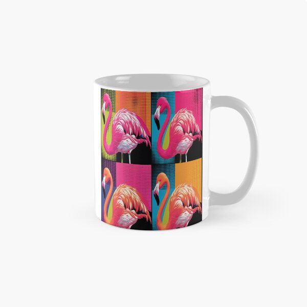 Item preview, Pop Art Flamingo Grid Warhol Style Design designed and sold by Max Store.