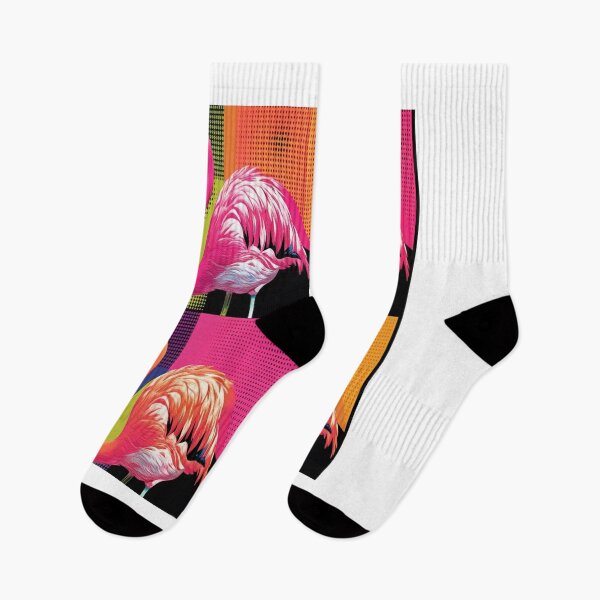 Item preview, Pop Art Flamingo Grid Warhol Style Design designed and sold by Max Store.