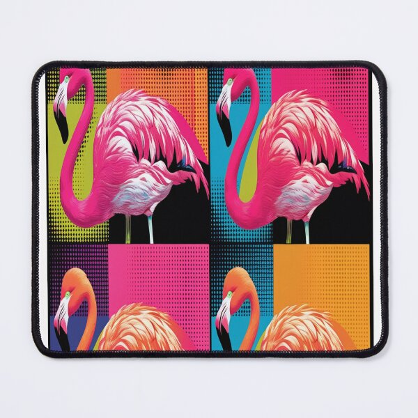 Item preview, Pop Art Flamingo Grid Warhol Style Design designed and sold by Max Store.