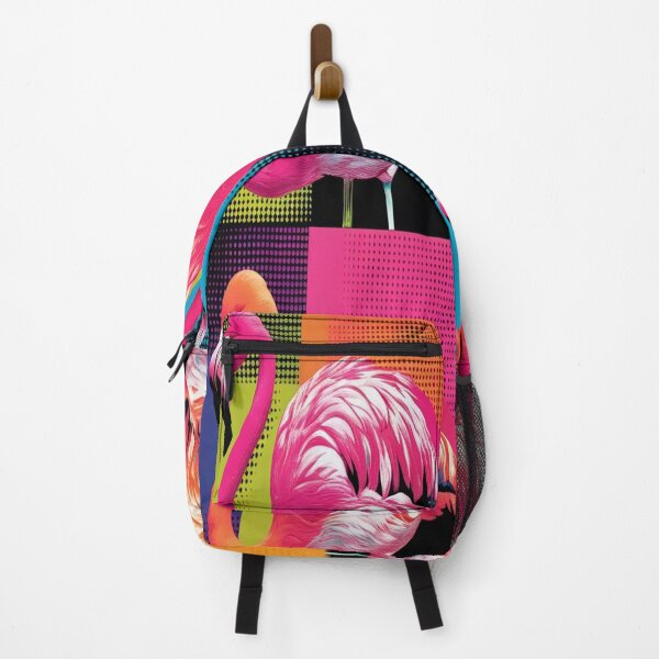 Item preview, Pop Art Flamingo Grid Warhol Style Design designed and sold by Max Store.