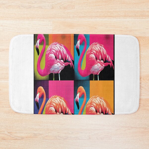 Item preview, Pop Art Flamingo Grid Warhol Style Design designed and sold by Max Store.