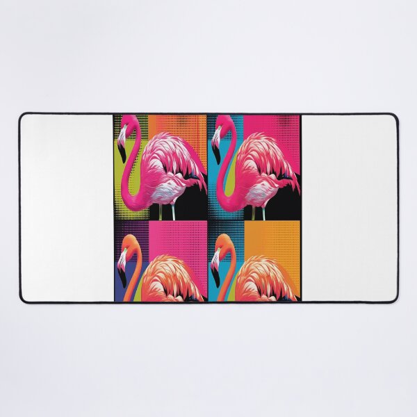 Item preview, Pop Art Flamingo Grid Warhol Style Design designed and sold by Max Store.