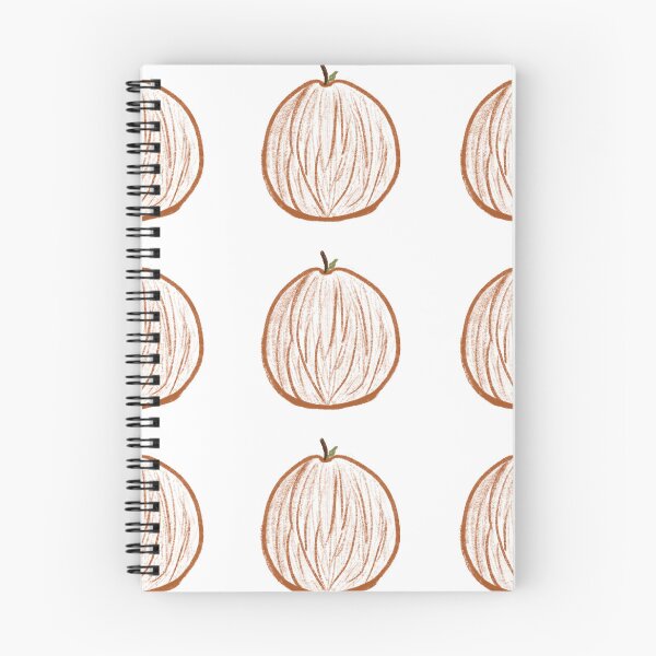 Item preview, autumnal pumpkin row pattern designed and sold by The shop of everything.