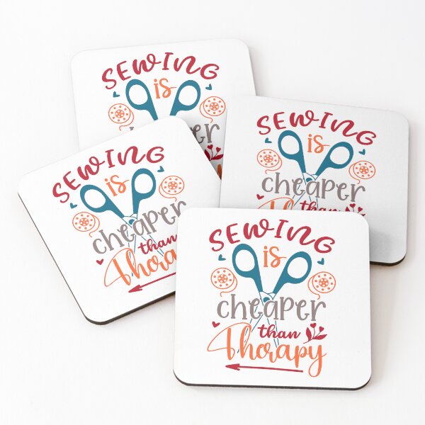 Item preview, Sewing Is Cheaper Than Therapy – Funny Sewing Quote designed and sold by artcultreone.