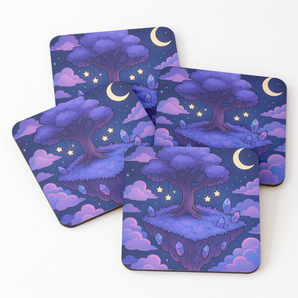Item preview, Dream Island – Floating Night Realm with Stars, Crystals and Moon Magic designed and sold by InspireHaven.