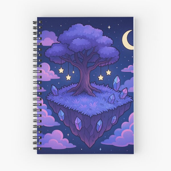 Item preview, Dream Island – Floating Night Realm with Stars, Crystals and Moon Magic designed and sold by InspireHaven.