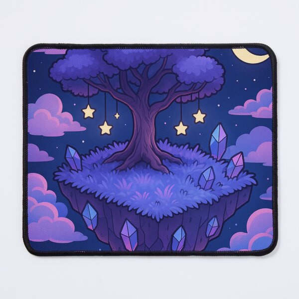 Item preview, Dream Island – Floating Night Realm with Stars, Crystals and Moon Magic designed and sold by InspireHaven.