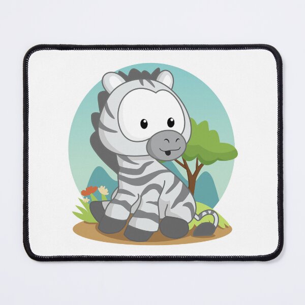 Item preview, Cute Cartoon Zebra – Wild & Adorable Jungle Animal Design designed and sold by Sore Creations.